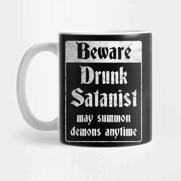 Funny Satanist Design Distressed Gift by Dr_Squirrel